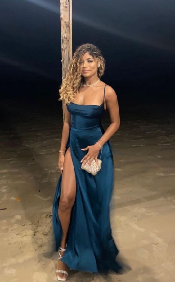 A line long formal prom dress S5070