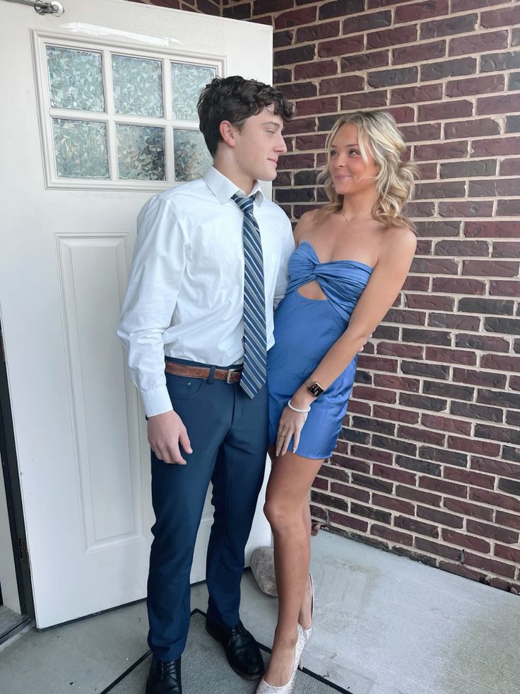 Simple Blue Short Prom Dress, Homecoming Dress S5256