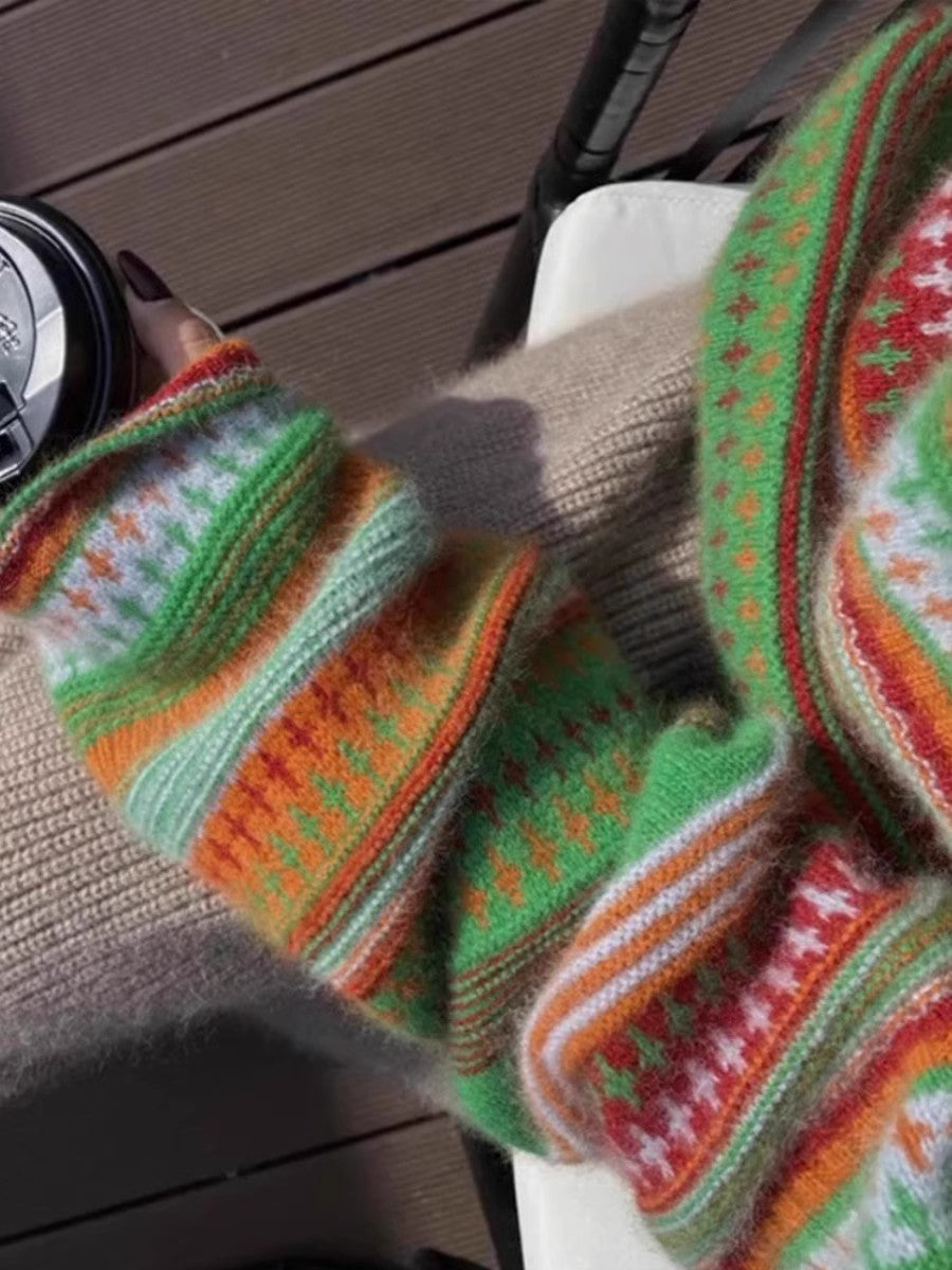 Christmas style sweater for women in autumn and winter S5052