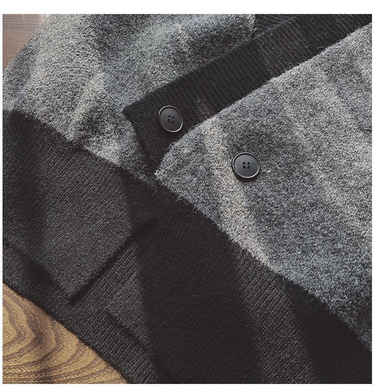 Sweater vest for women spring loose outer design v-neck knitted vest top S5010