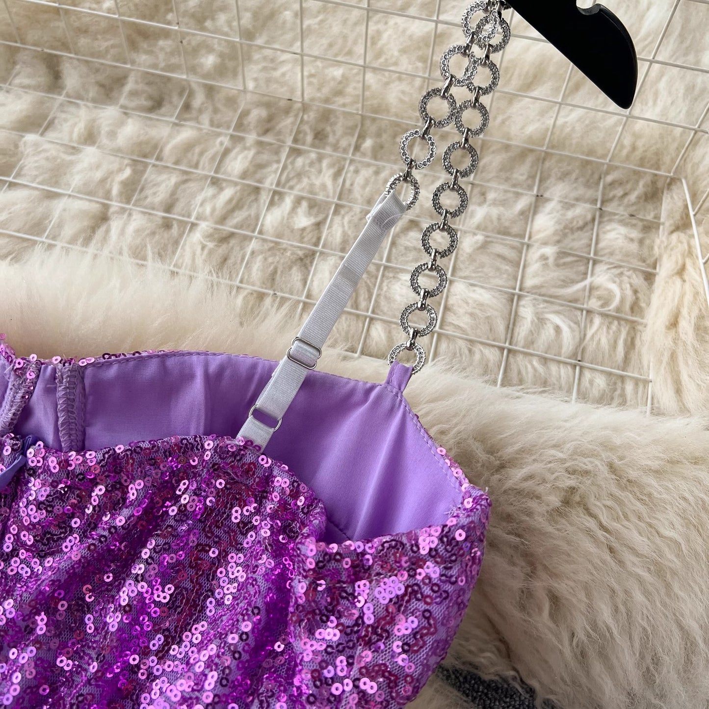 Sexy sequined dress S4669