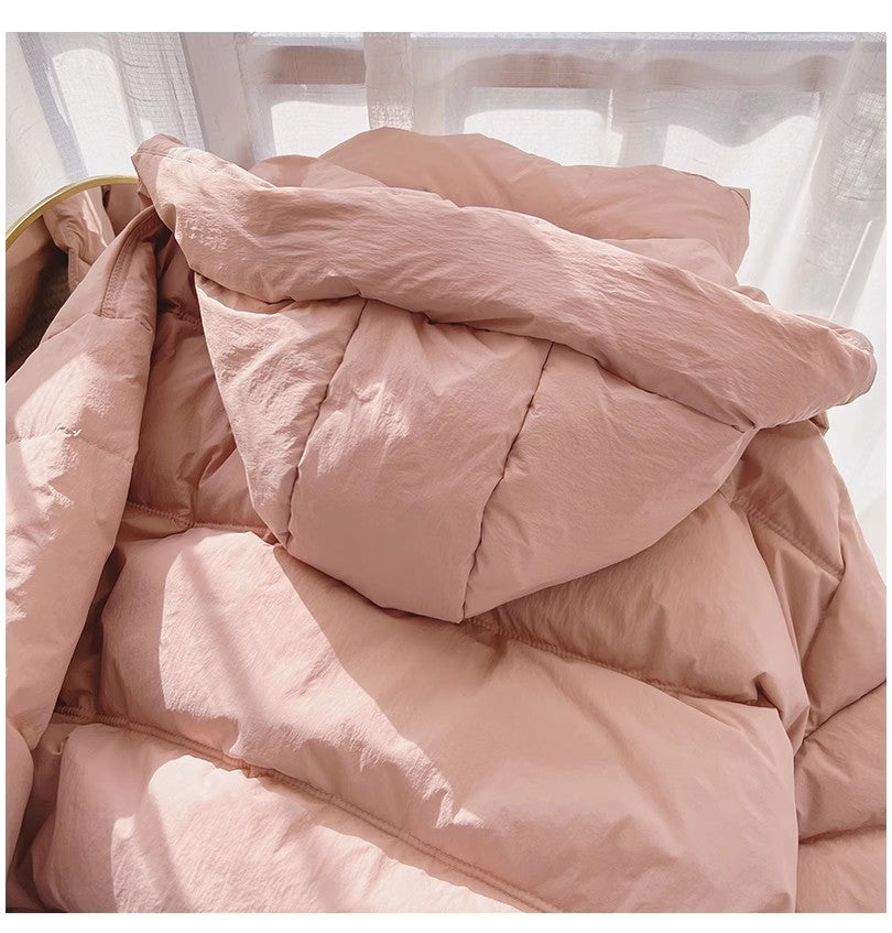 Retro Jacket Women's Winter New Loose Warm Jacket S4930