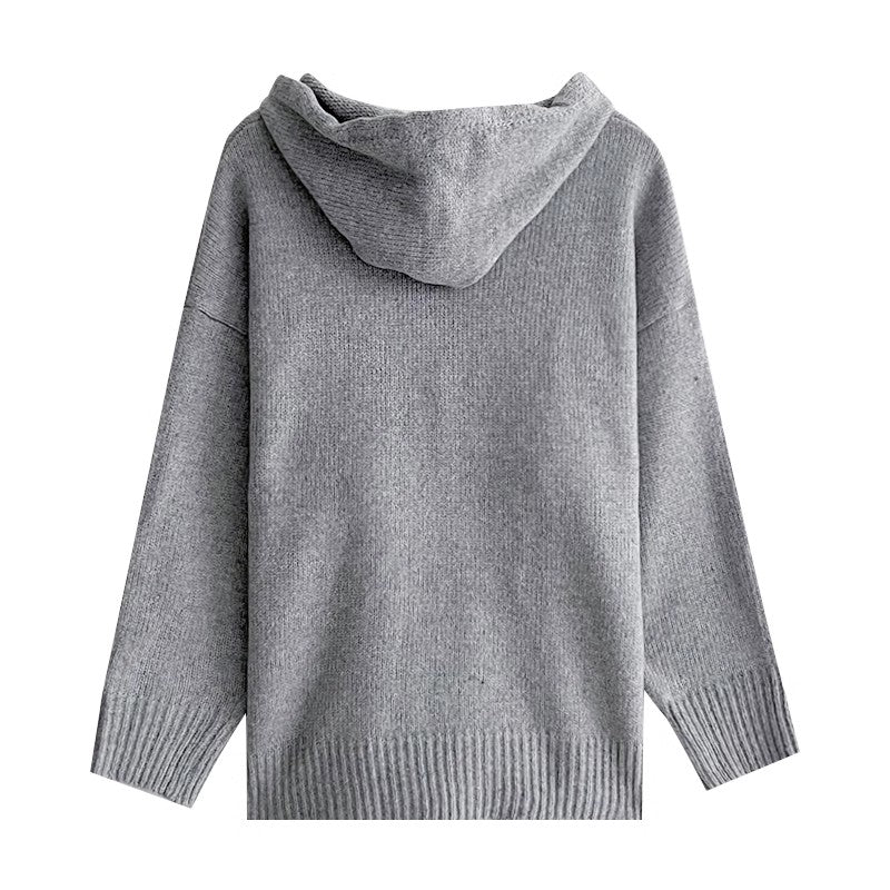 solid color casual sweater S4781