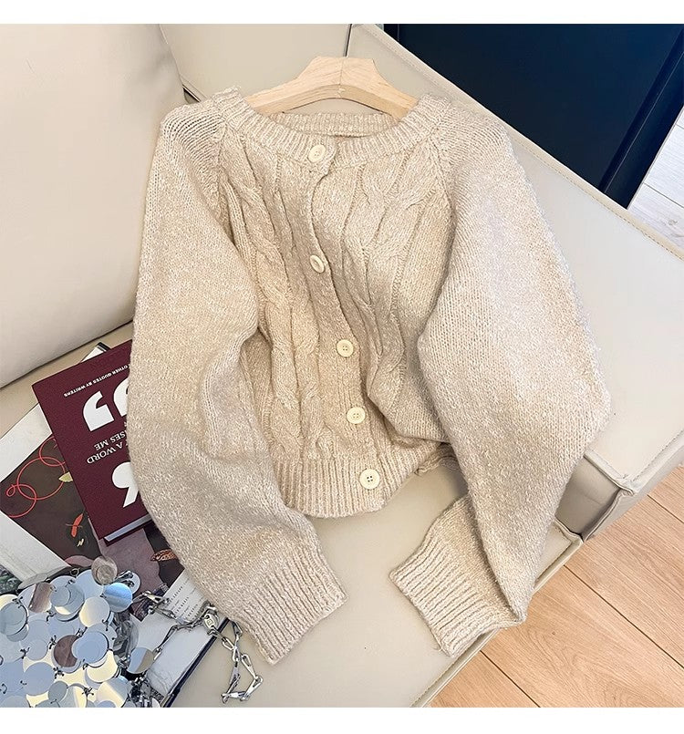 sweater jacket for women knitted cardigan S4866