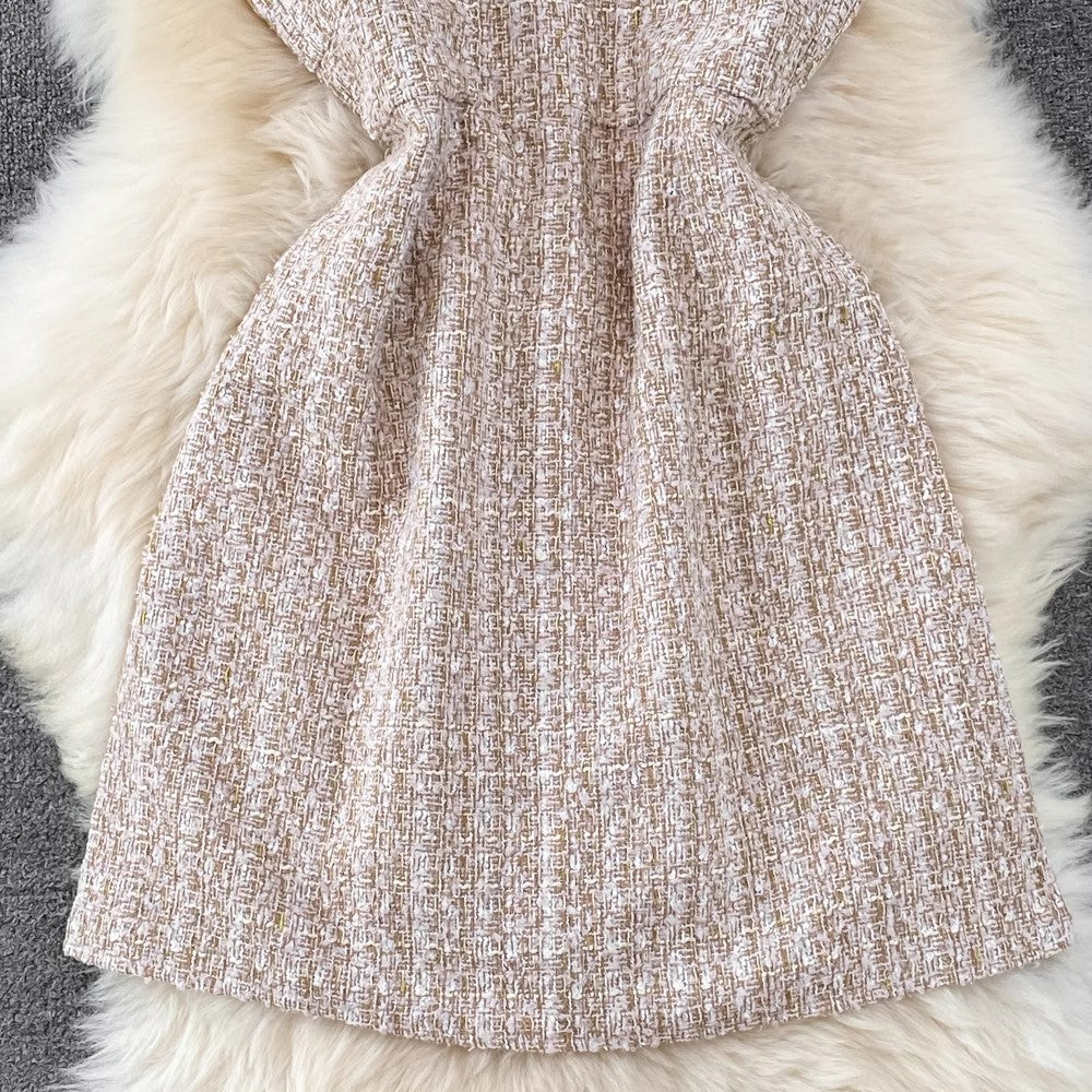 sweet skirt sleeveless a-line dress S4132