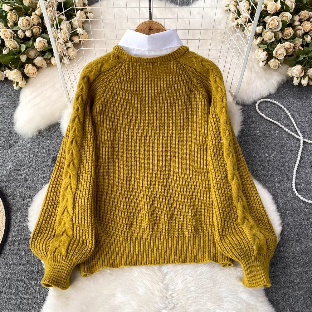 sweater for women knitted sweater top S4120