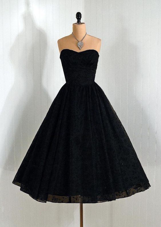 Black Homecoming Dress Party Dress S2764