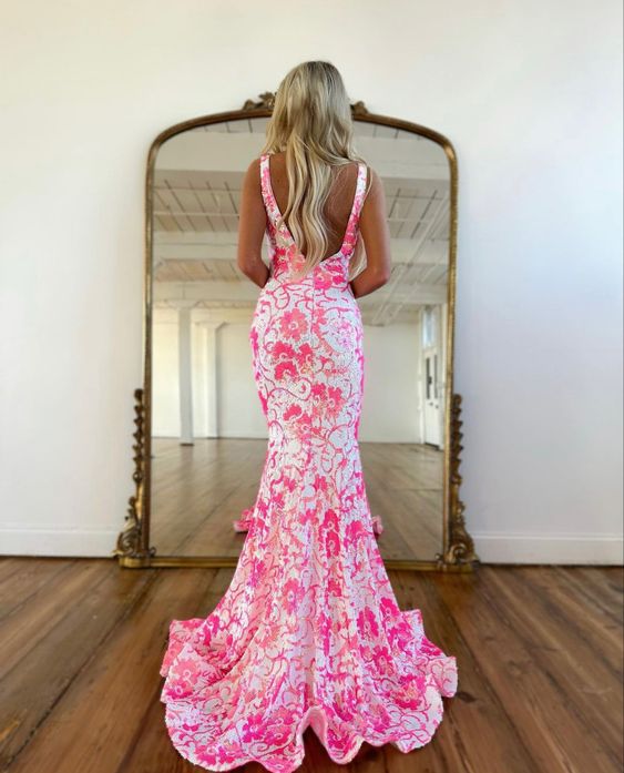 New Style Mermaid Prom Dresses Fashion Evening Dresses S4396