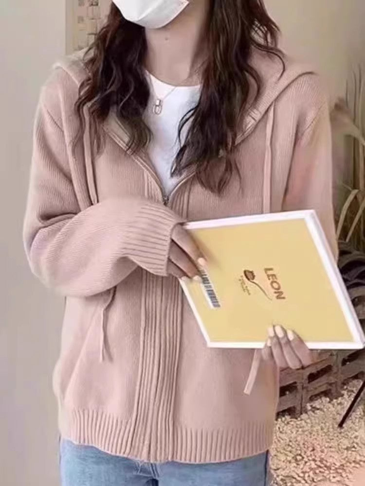 Women's Sweater Cardigan Women's Knitted Jacket S3387