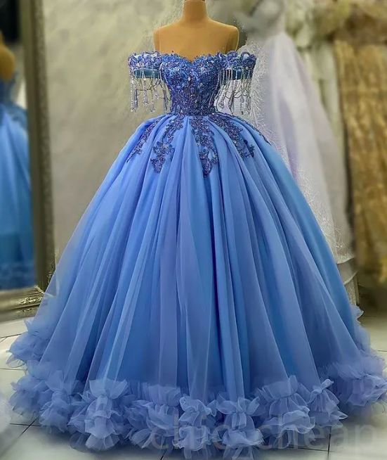 Prom Dress Ball Gown Luxurious Evening Formal Party Second Reception Birthday Engagement Gowns S3853