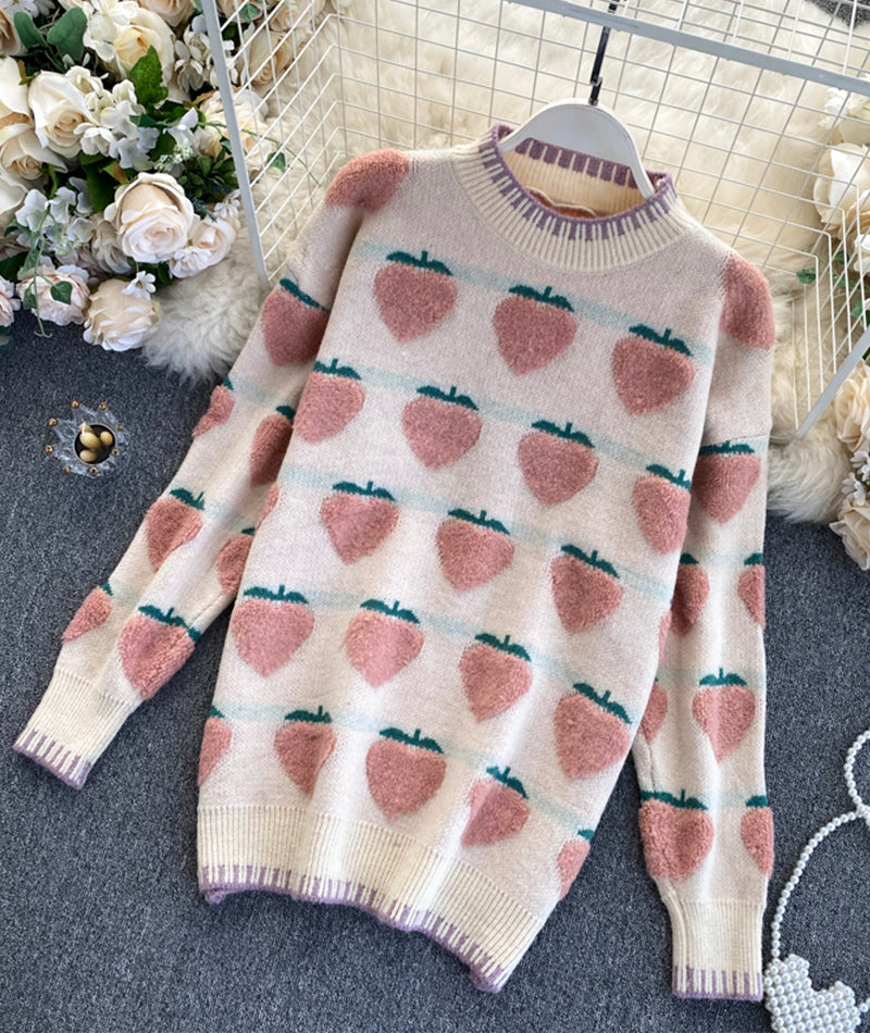 Sweet Strawberry Sweater S4377