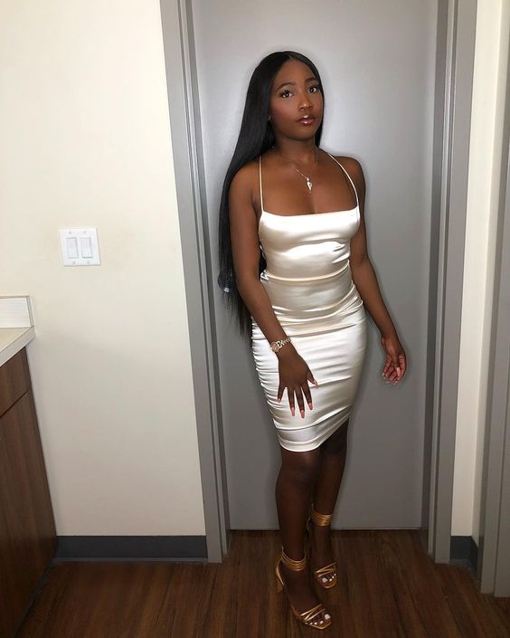 Ivory Sleeveless Party Gown Homecoming Dress S3599