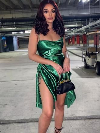 Spaghetti Strap Simple Short Homecoming Dresses S2815