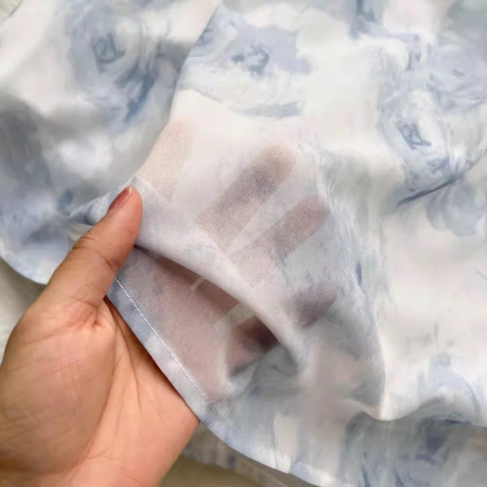 floral suspender skirt new A-line skirt S4576