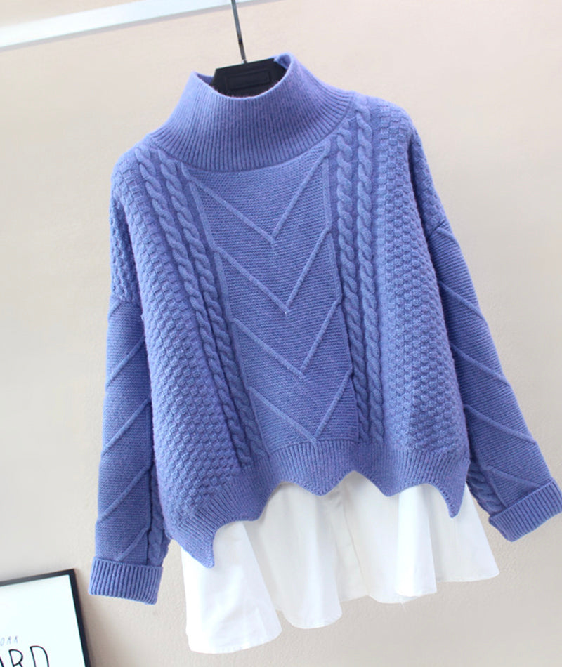 Stylish Two-piece Sweater S4376