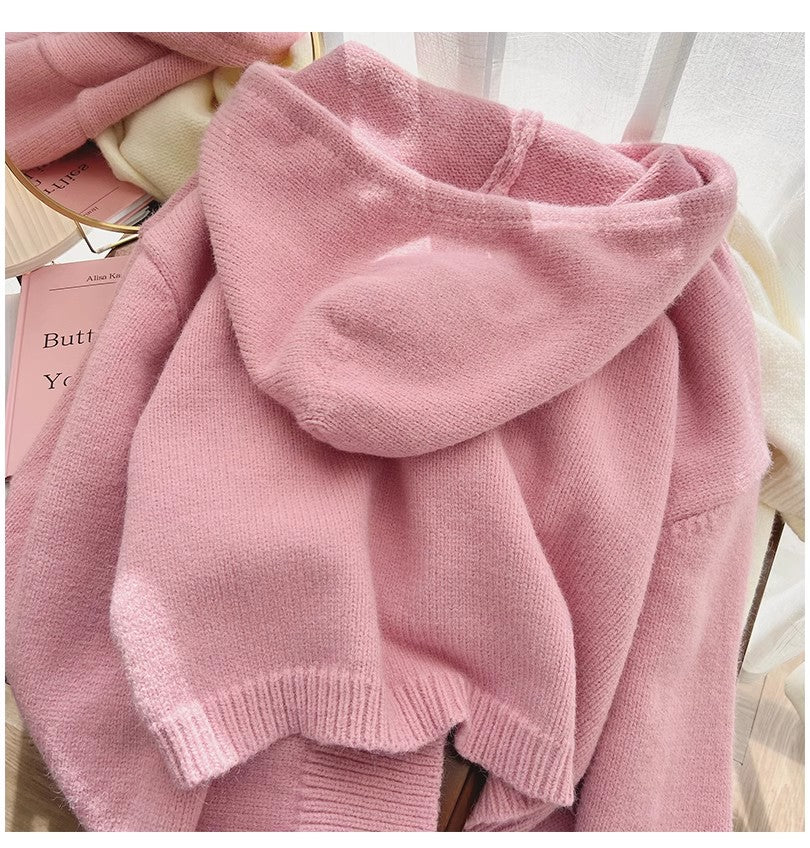 Solid color sweater for women long-sleeved sweater S4861