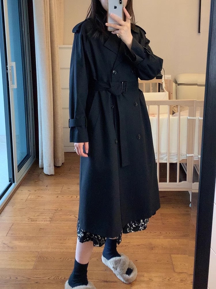 Khaki coat for women new style coat S3427