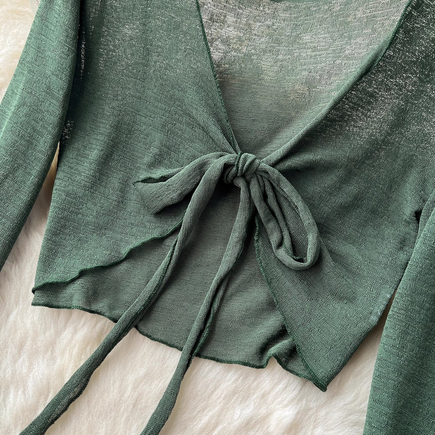 sexy suit for women long-sleeved cardigan jacket + irregular skirt two-piece set S4592