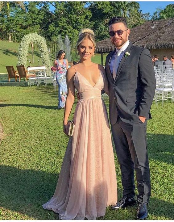 Elegant Pink Prom Dresses For Women Evening Gowns S3084