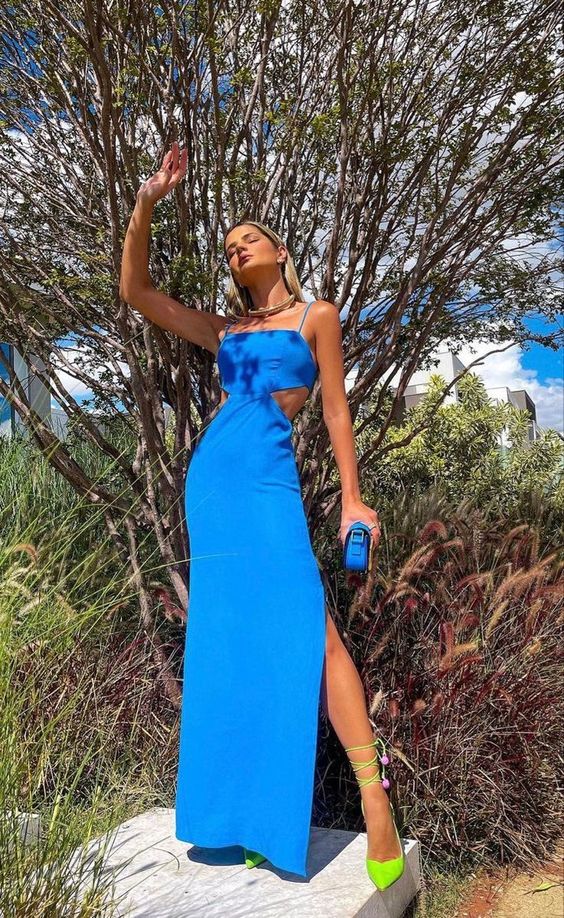 Blue Formal Evening Dresses Long Prom Dresses S3815