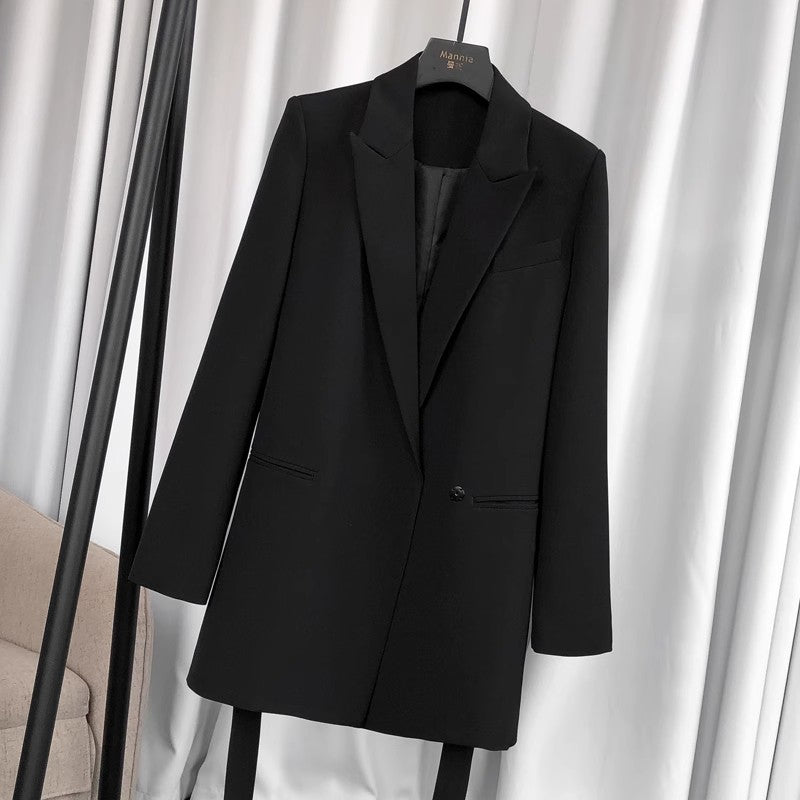 2023 New Style Chic Suit Formal Suit Jacket Women Black S3471