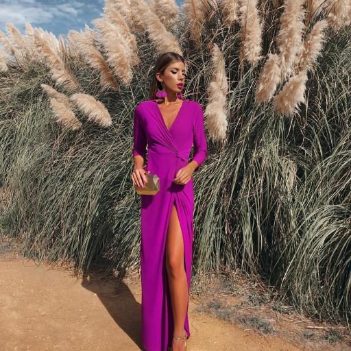 Sexy Deep V Neck Prom Evening Dresses with High Split,Evening Party Dresses S3607