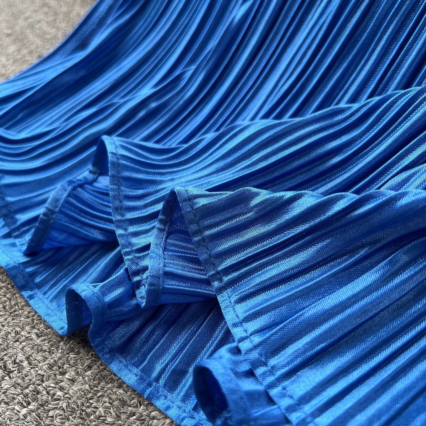 elegant party dress pleated drape dress trendy S4573