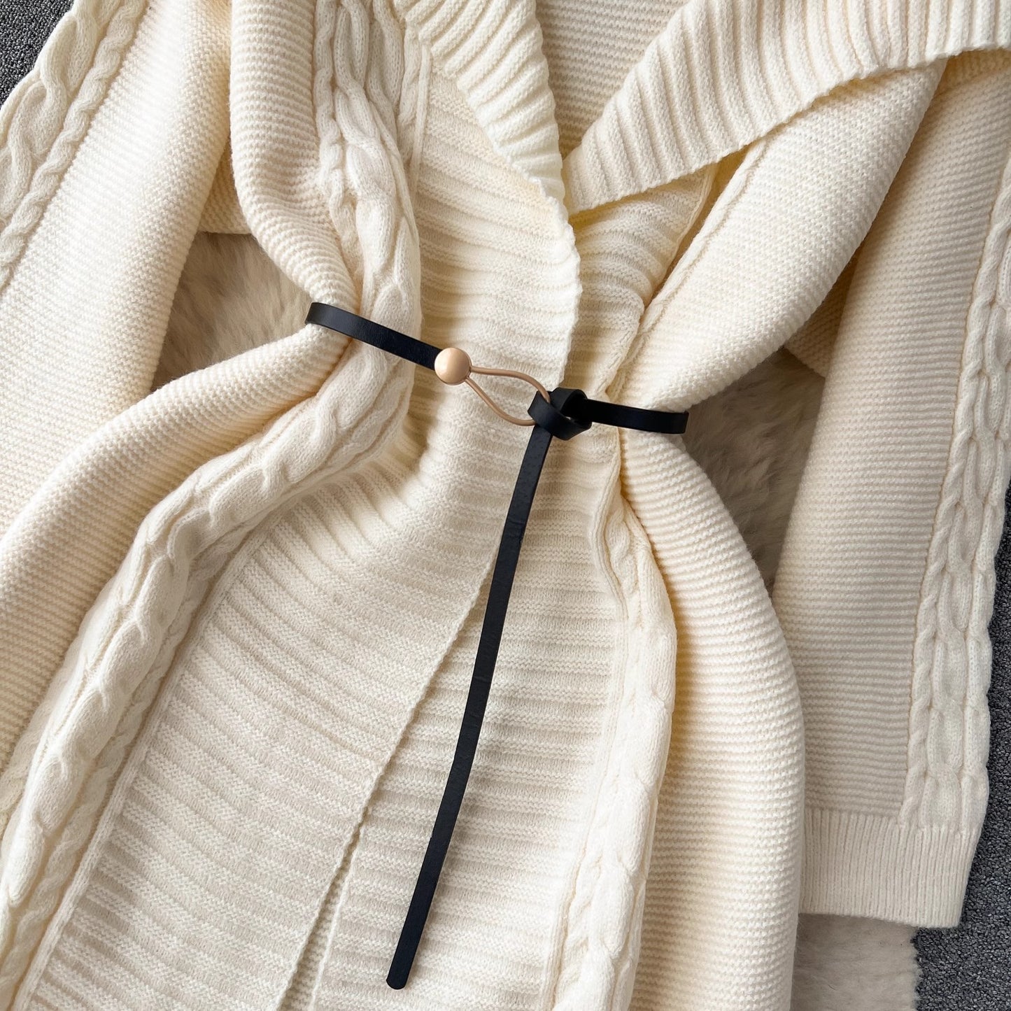 sweater jacket for women mid-length cardigan, knitted sweater S4533