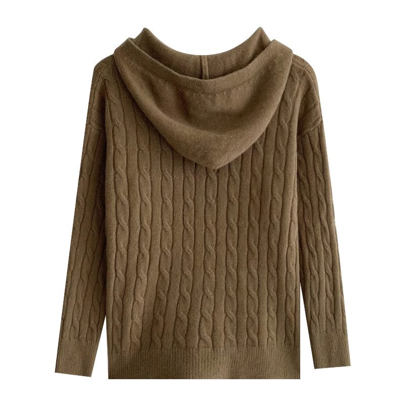 soft solid color comfortable sweater top S4704