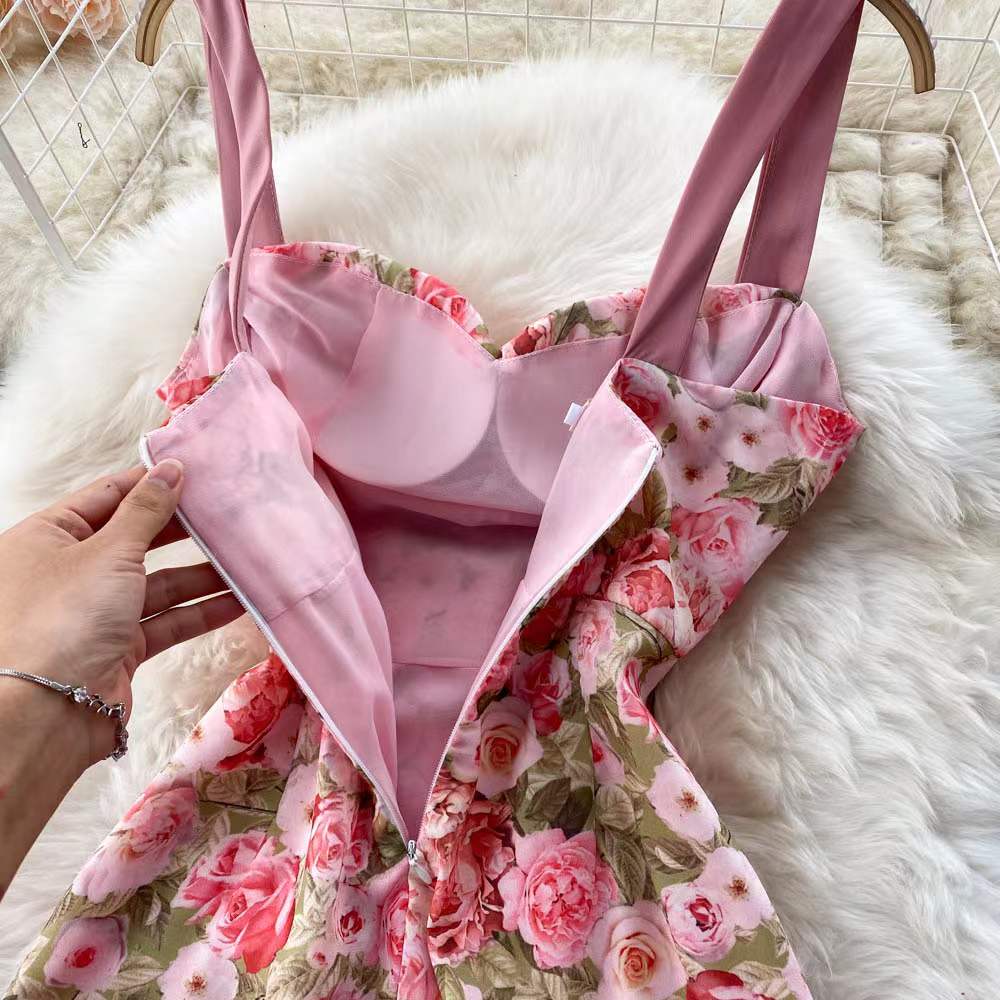 A-line Dress chic Sweet Dress S4437