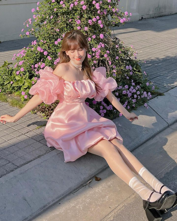 Girlish Silky Puffy Women's Homecoming Dress Pink Corset Short Prom Gown Birthday Dress RS3124