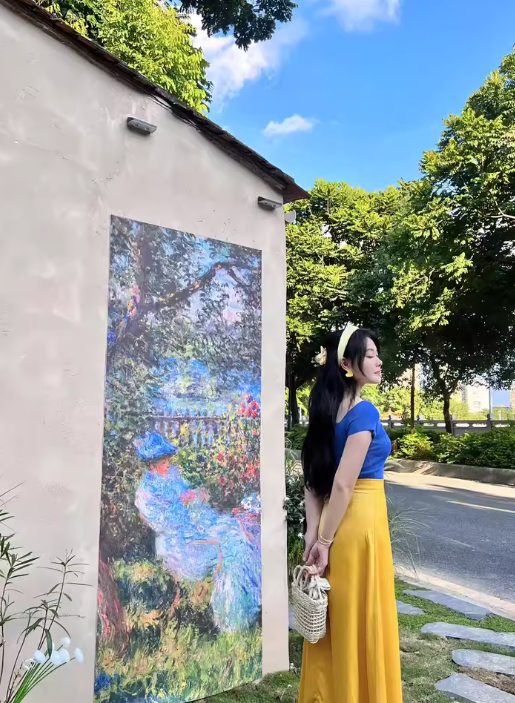 French Dopamine Disney Outfit Set Women's Summer Temperament Top High Waist Skirt R3145