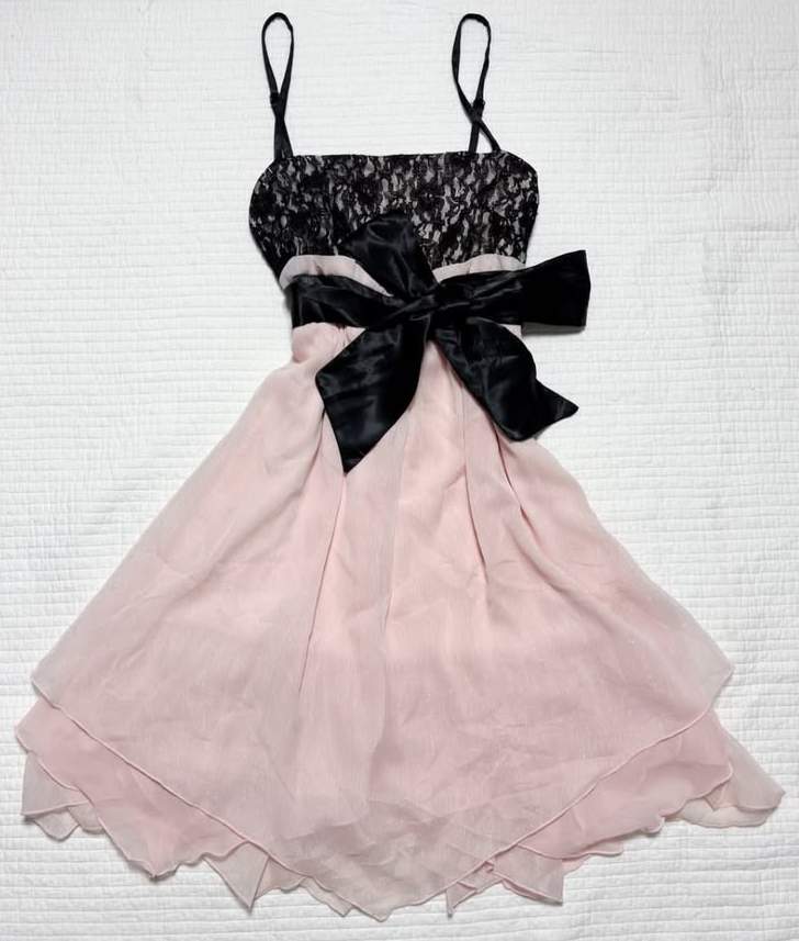 Pretty Blackpink Homecoming Dress ,A-Line Spaghetti Straps Chiffon Corset Summer Dress Cami Dress RS1070