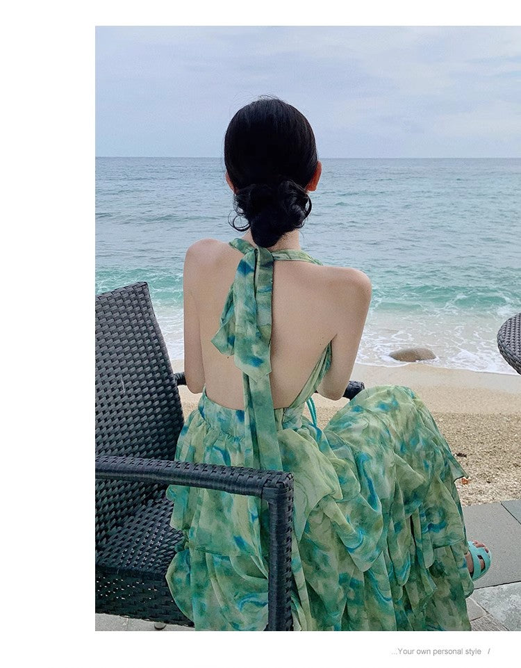 A Line Green Long Stunning Evening Gown Party Prom Dress S7300