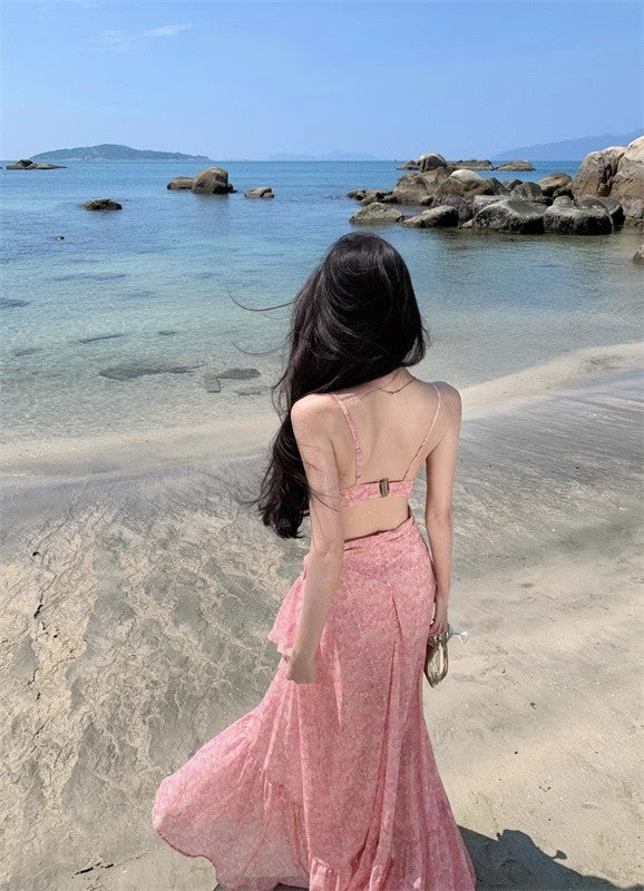 A Line Pink Long Stunning Evening Gown Party Prom Dress S7309