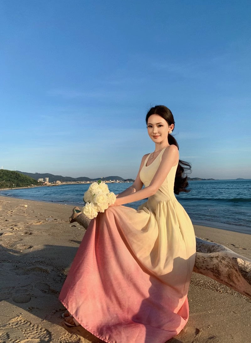 A Line Pink Long Stunning Evening Gown Party Prom Dress S7280