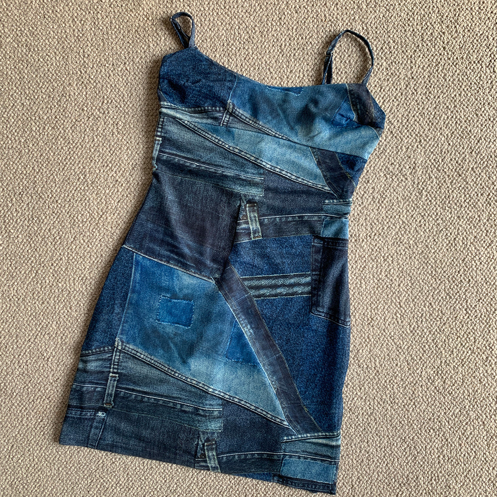 American style dopamine hot girl double layer high elastic hip skirt slim suspender skirt short skirt R3027