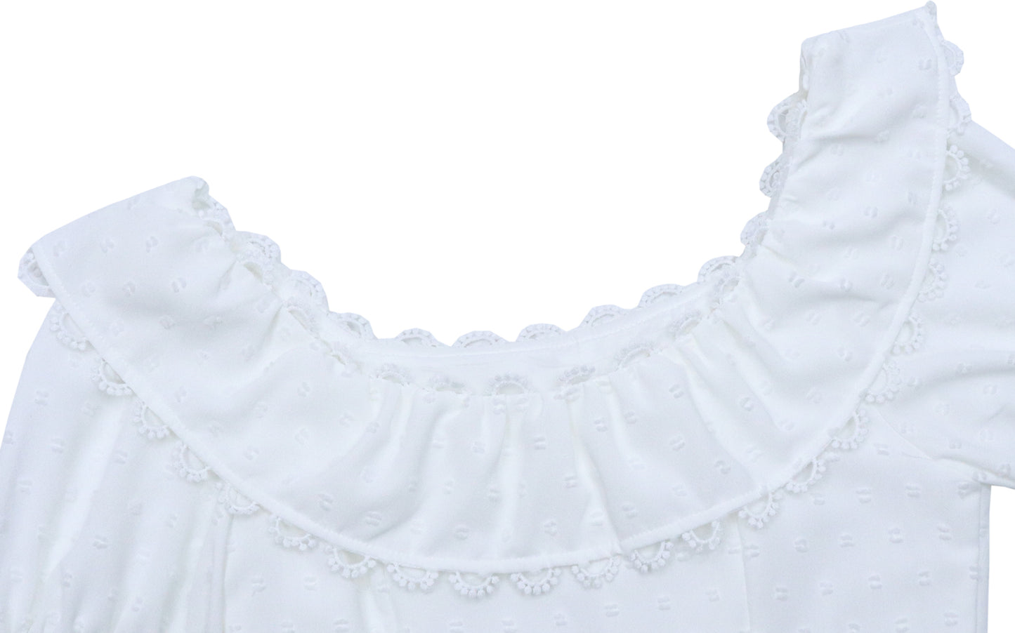 2025 new white short skirt women's French square neck puff sleeve dress waist slimming R0119