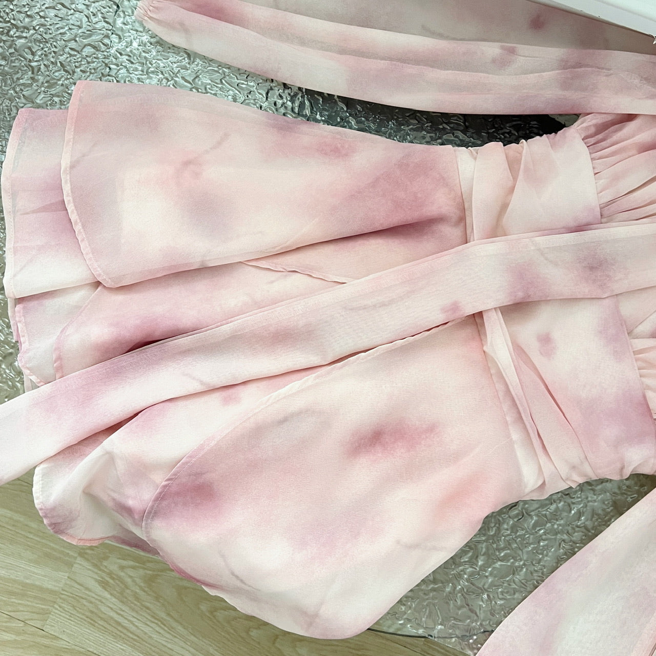 The new style fairy dress of the beautiful lady, gentle style, smudged ribbon dress R1983