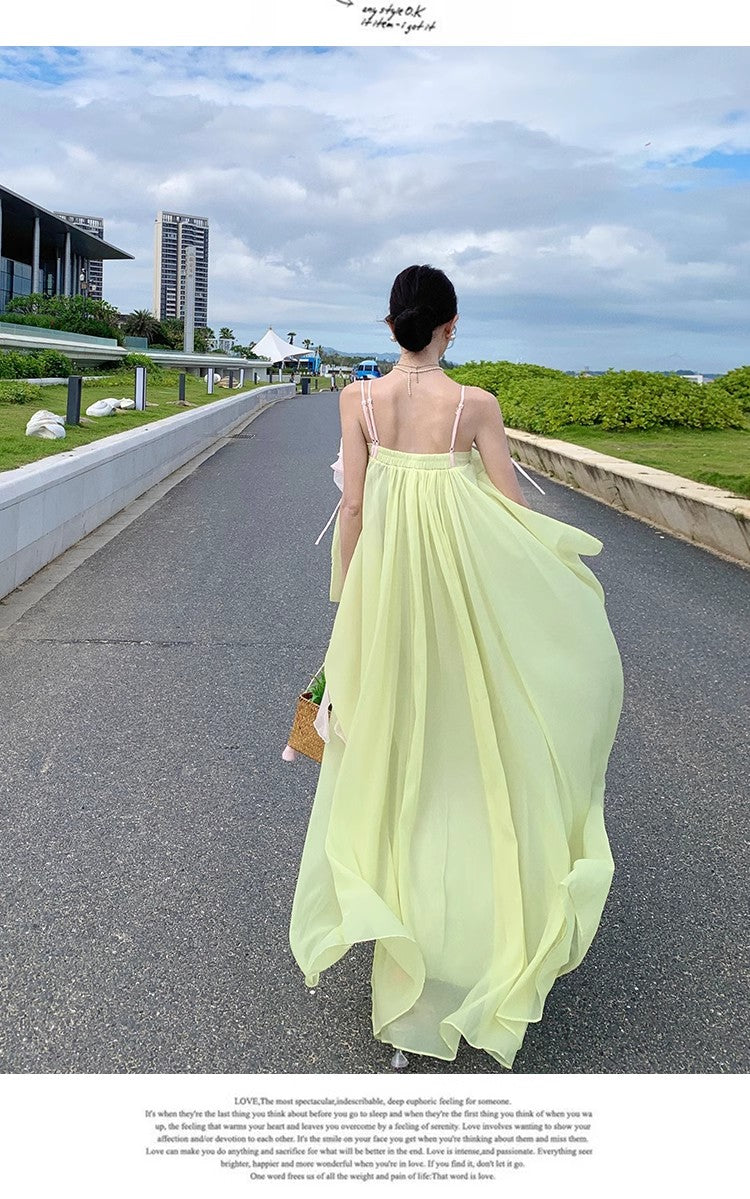 Tube Top Yellow Long Stunning Evening Gown Party Prom Dress S7276