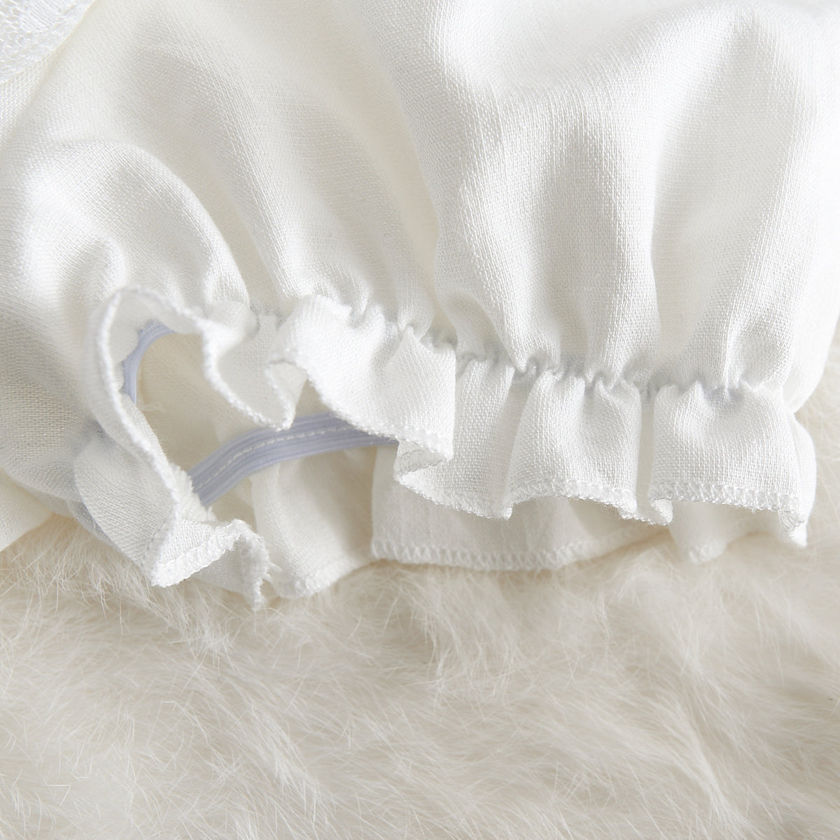 Tutu skirt new style short-sleeved heavy-duty dress slim tea break French sweet little white dress R0067