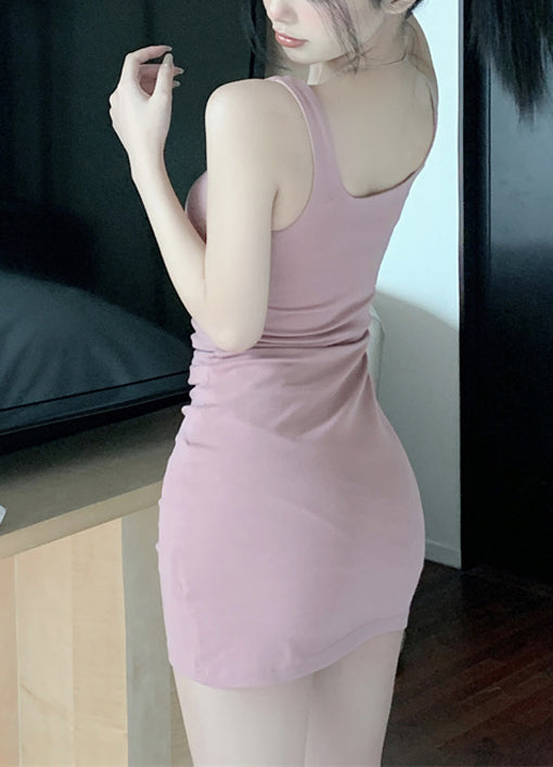 Pure desire style hot girl short skirt slim fit bottom sexy hip skirt waist slimming suspender dress R0151