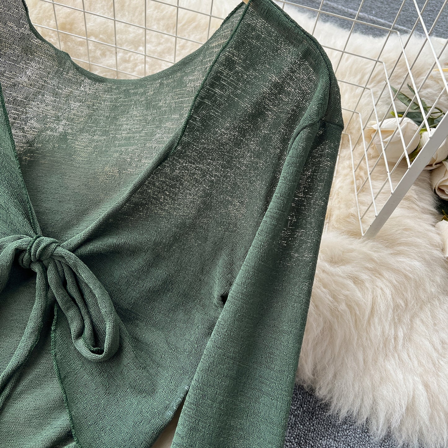 Sexy European and American pure desire suit French cardigan jacket + hip skirt two-piece suit R2227