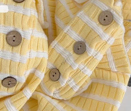 Lemon Cream Hot Girl Backless Knitted Skirt Women's Summer Sweet Polo Dress R0262