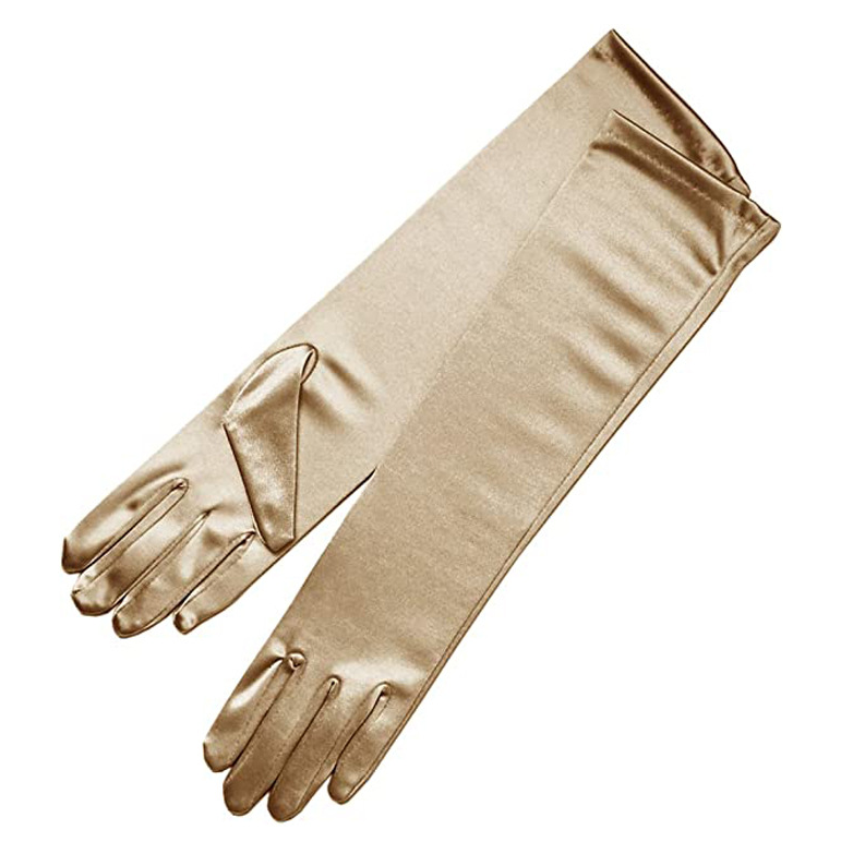 Satin Satin Stretch Wedding Gloves Holiday Party Dinner Dress Gloves S6218