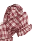 French girlish square collar plaid dress retro design waist slimming princess puffy skirt R0012