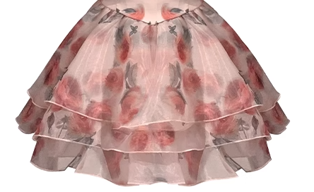 New Korean style summer wild rose pure sweet slim floral dress R0173