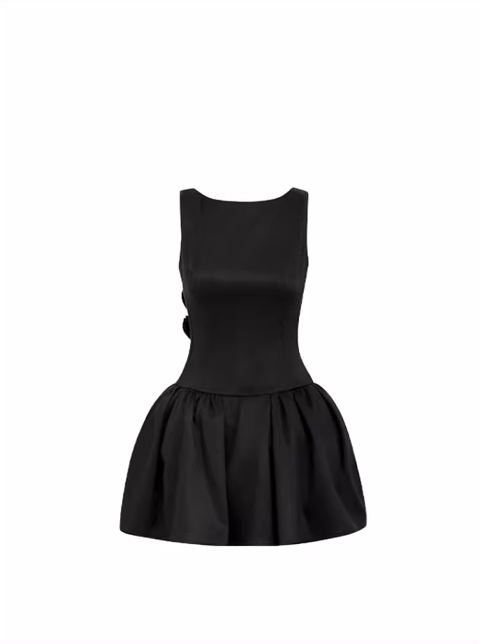 French style beautiful design backless flower tutu skirt short skirt 2025 new R3382