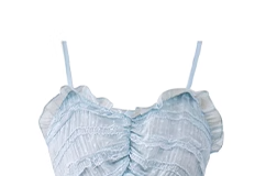 Vacation pure desire style suspender dress dopamine wear waist slim temperament long skirt R0121