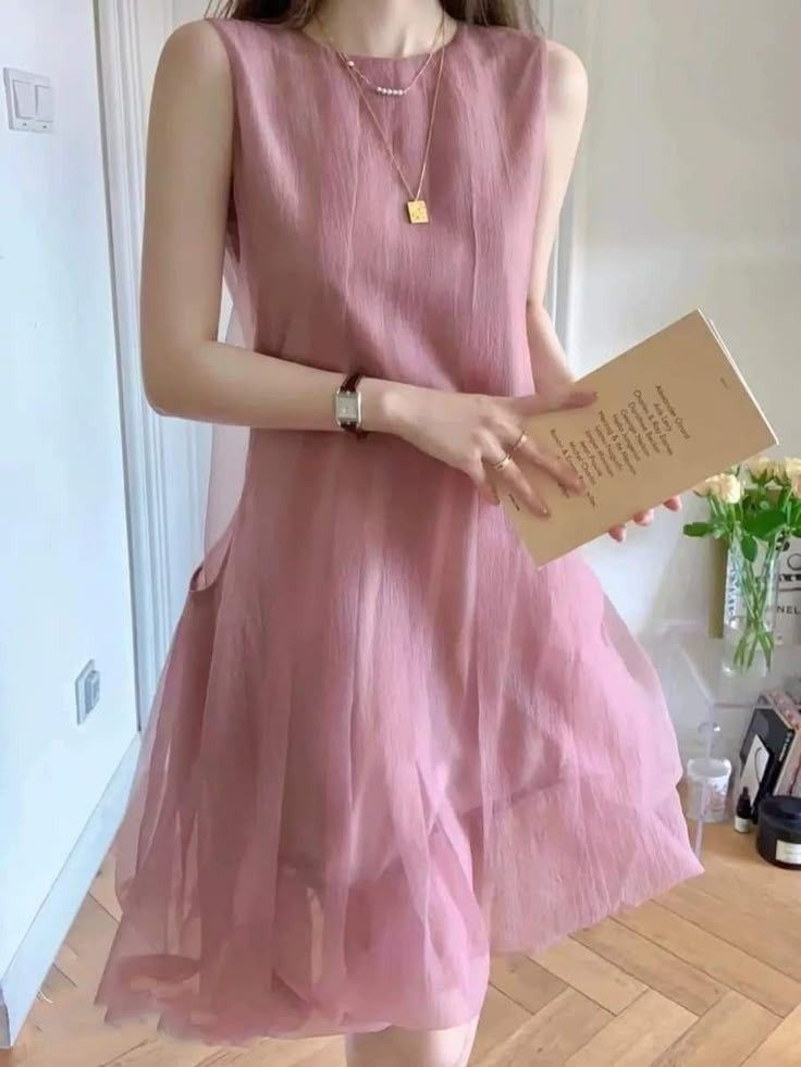 Hazy Tulle Women's Homecoming Dress Pink Waist Fitted Short Prom Gown Party Dress RS3410